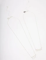 Silver Plated Angel Number '777' Necklace Pack