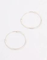 Sterling Silver Hoop Earrings 16mm