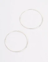 Sterling Silver Hoop Earrings 20mm