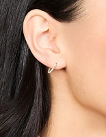 Sterling Silver Hoop Earrings 12mm