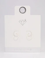 Sterling Silver Hoop Earrings 12mm