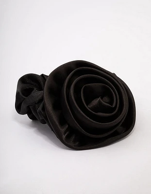 Fabric Rosette Hair Scrunchie