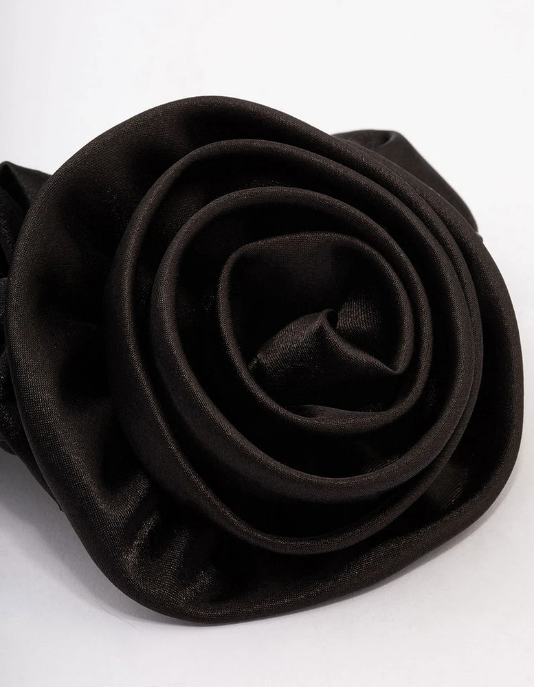 Fabric Rosette Hair Scrunchie