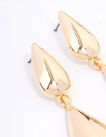 Gold Teardrop Earrings