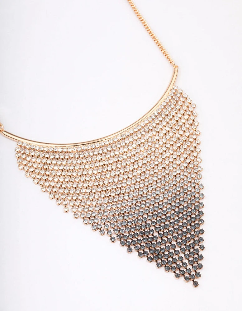 Gold Cup Chain Short Necklace