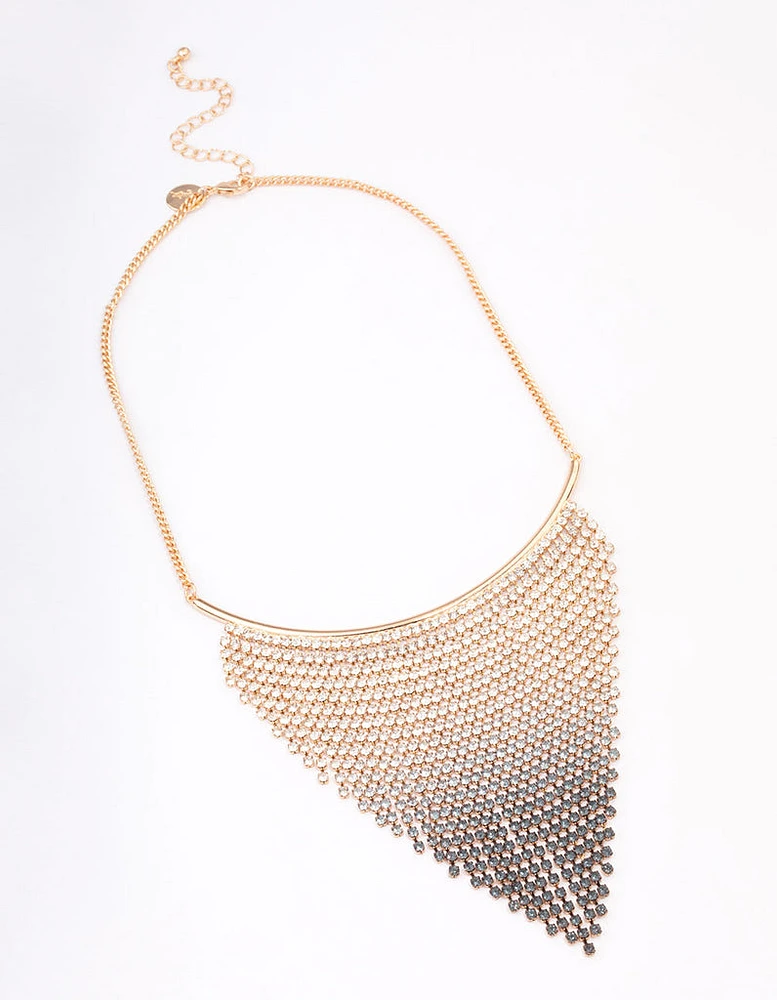 Gold Cup Chain Short Necklace