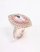 Rose Gold Opulent Marquise Ring