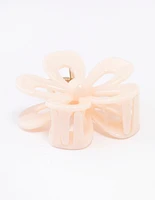 Ivory Flower Hair Claw Clip