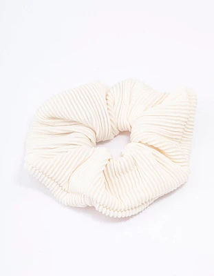 Ribbed Hair Scrunchie