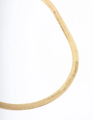 Gold Plated Snake Chain Necklace