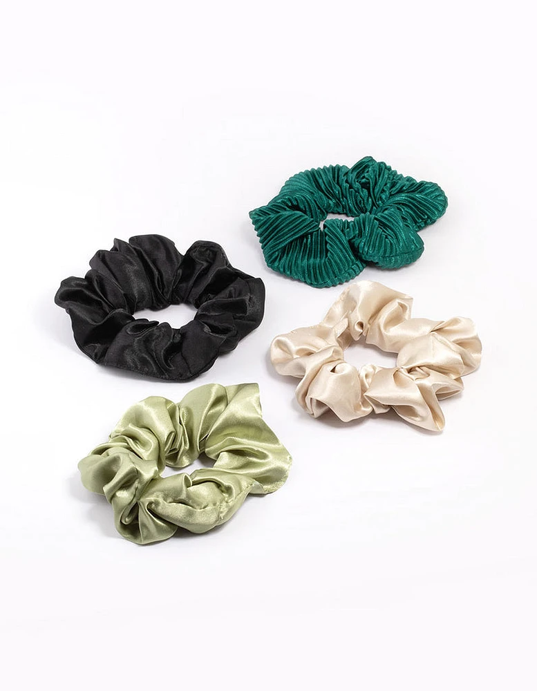 Christmas Hair Scrunchie Gift 4-Pack