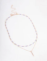 Rose Gold Layered Necklace