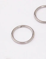 Titanium Fine Sleeper Earring 8mm