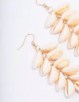 Natural Shell Drop Earrings