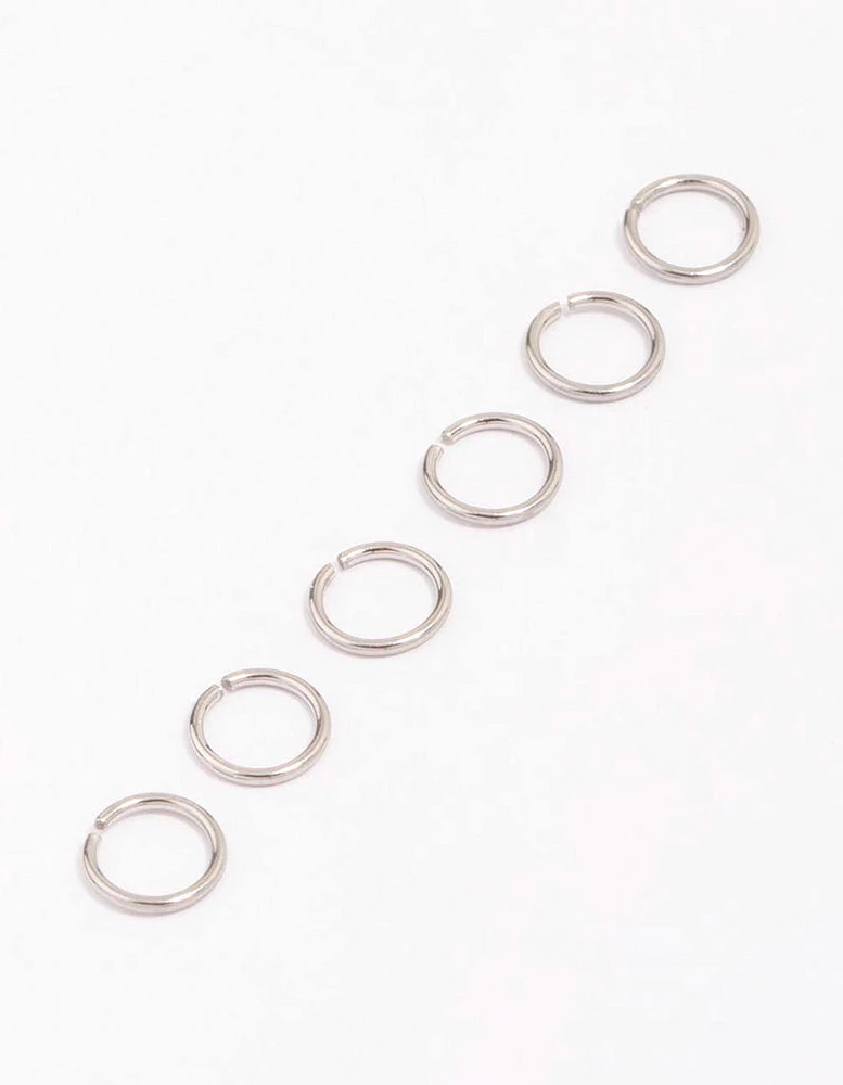 Surgical Steel Ring Nose 6-Pack