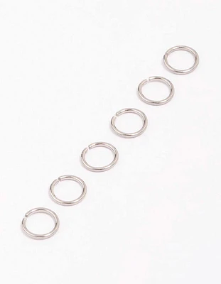 Surgical Steel Ring Nose 6-Pack