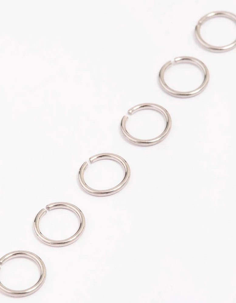 Surgical Steel Ring Nose 6-Pack