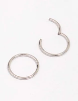 Surgical Steel Sleeper Earrings 12mm