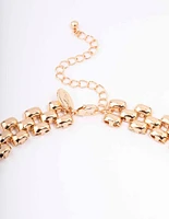 Gold Chunky Vintage Chain Necklace