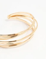 Gold Interlaced Wrist Cuff