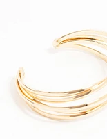 Gold Interlaced Wrist Cuff