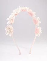 Mixed Floral Petal Detailed Headband