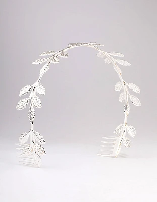 Silver Detailed Vine Headband