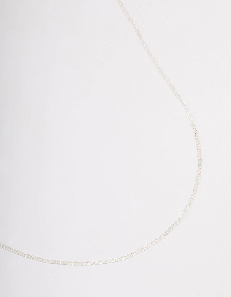 Sterling Silver Figaro Chain Necklace