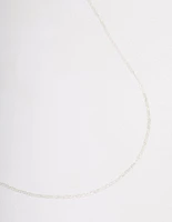 Sterling Silver Figaro Chain Necklace