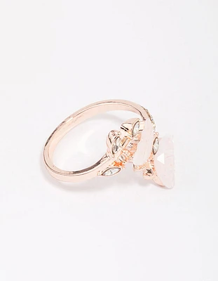 Rose Gold Butterfly Wrap Ring