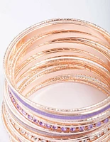 Rose Gold Cupchain Glitter Bracelet Pack