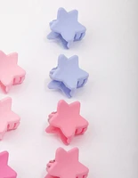 Kids Mini Star Hair Claw Clip 10-Pack