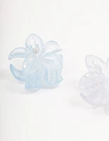 Pastel Mini Tropical Hair Claw 6-Pack