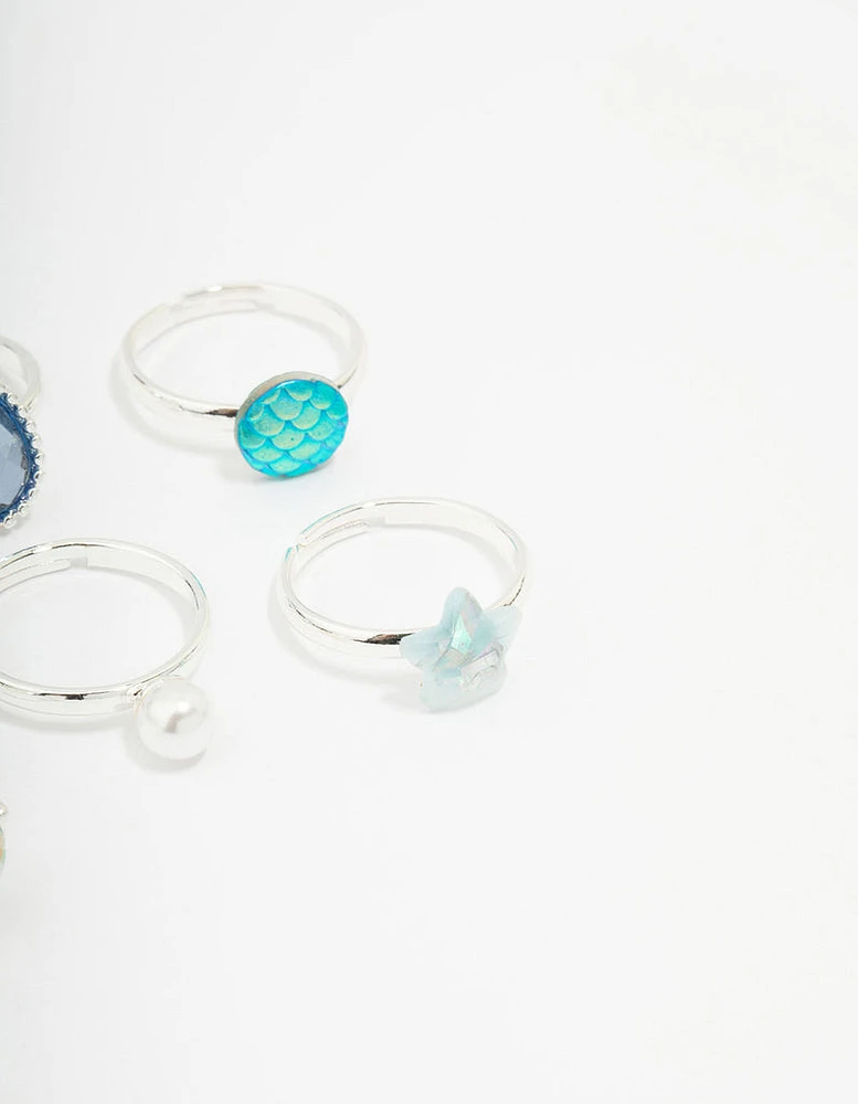 Kids Mermaid Ring Pack