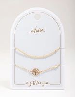 Gold Tree of Life Bracelet Pack