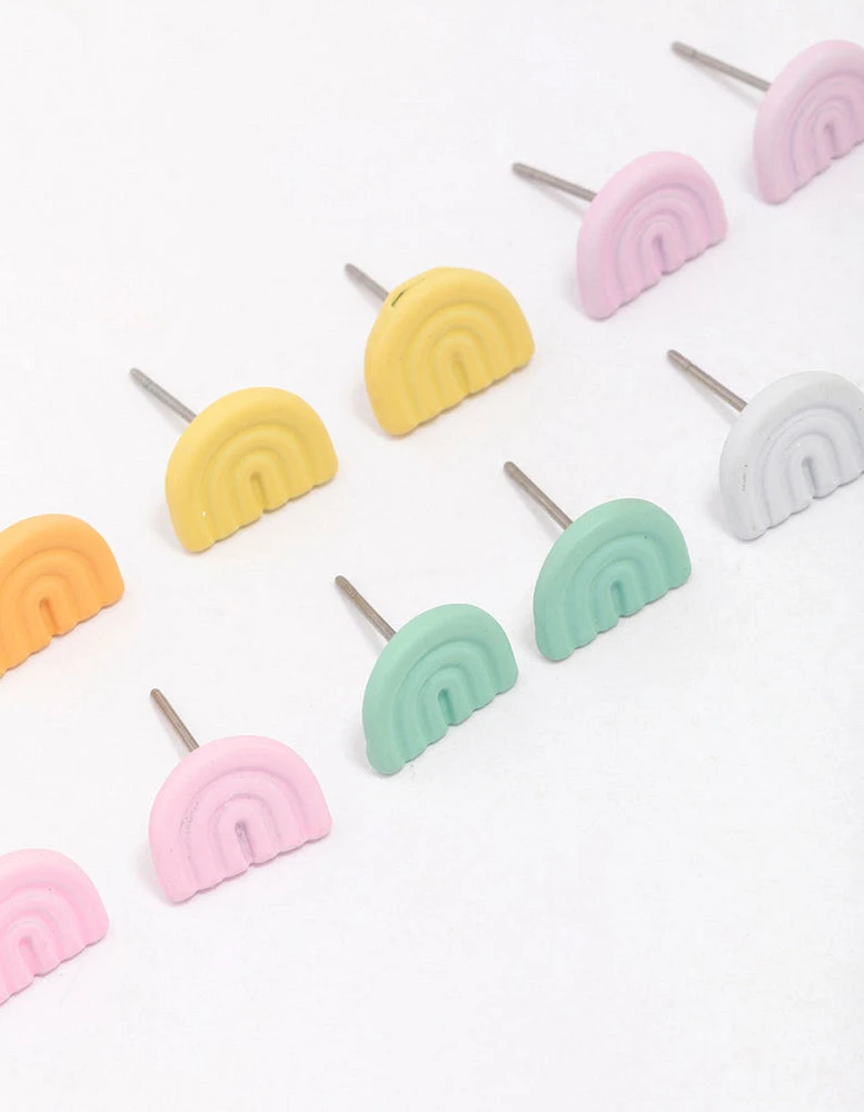 Mini Rainbow Earring 8-Pack