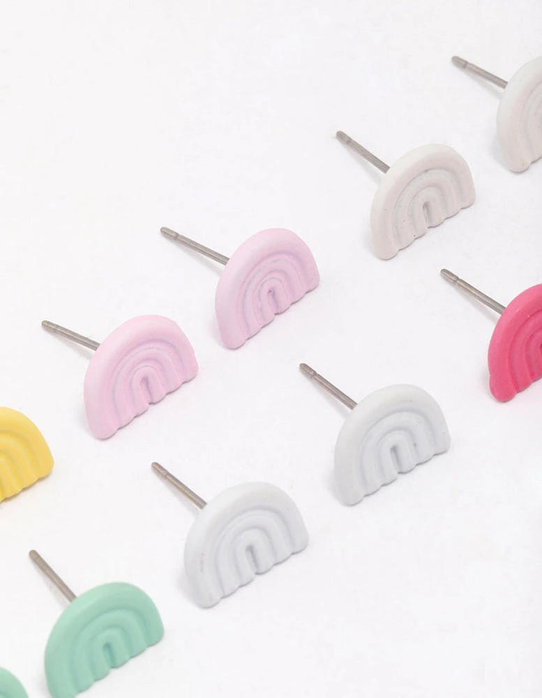 Mini Rainbow Earring 8-Pack