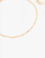 Gold Dainty Pearl Bracelet 4-Pack