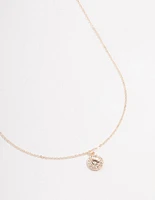 Rose Gold Czech Crystal Necklace