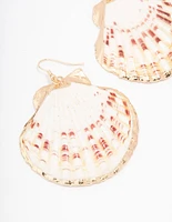 Statement Shell Drop Earrings