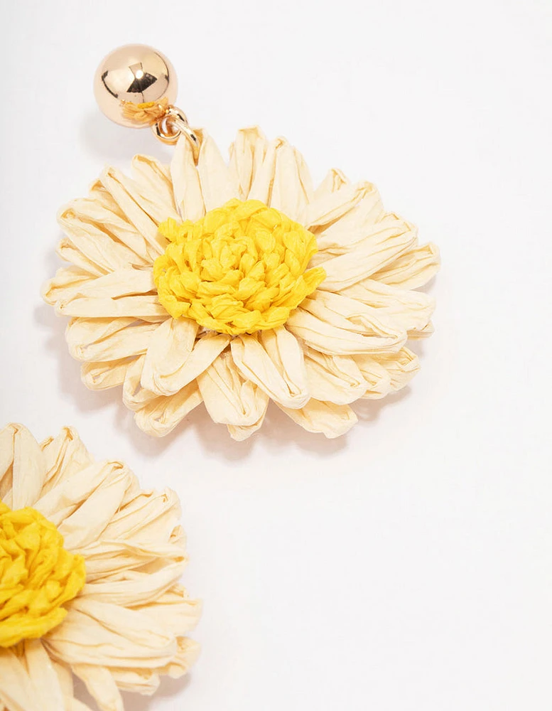 Summer Flower Drop Earrings