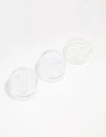 Mixed Silicone Ear Backs 3 Tier Tub