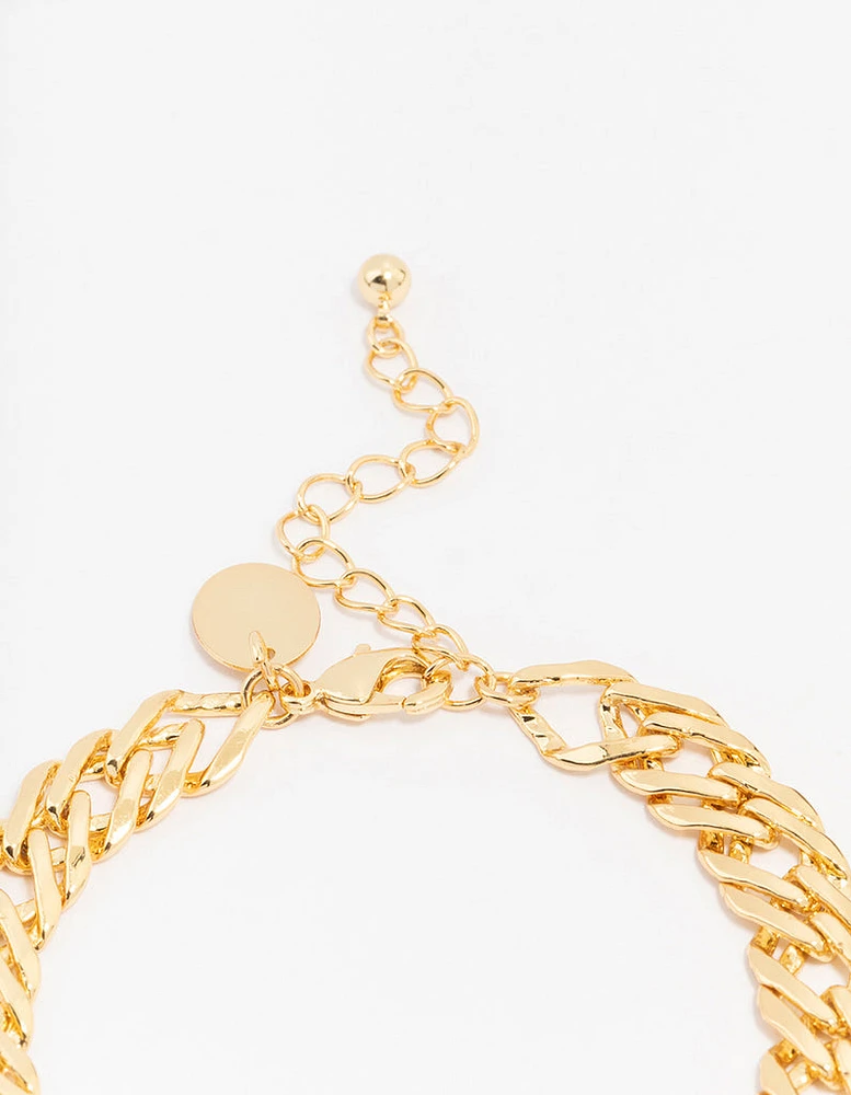 Gold Plated Bold Chain Bracelet