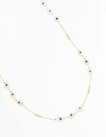 Gold Evil Eye Beaded Waist Chain