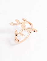 Rose Gold Plated Vine Wrapped Ring