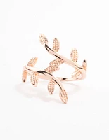 Rose Gold Plated Vine Wrapped Ring