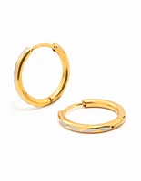 Gold Plated Surgical Steel Classic Hoop Earrings