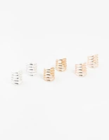 Mixed Metals Ear Cuffs 6-Pack