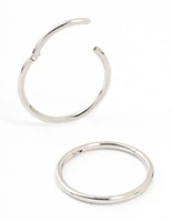 Surgical Steel Sleeper Earrings 12MM