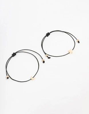 Black Cord Celestial Bracelet Pack